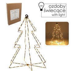 Festliche Dekoration – LED-Tannenbaum 40 cm, 120 Lichter, warmweiß, batteriebetrieben *0306