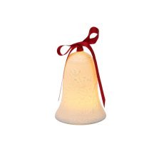 Chomik - Weihnachtsdekoration – Keramikglöckchen mit LED *1181