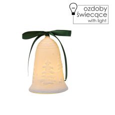 Chomik - Weihnachtsdekoration – Keramische LED-Glocke *1198
