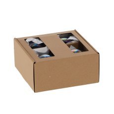 Chomik - 4er-Set Glaskugeln mit Benzineffekt – MAL2591