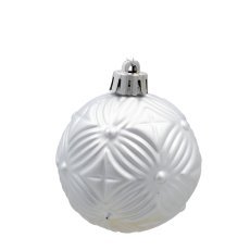 Chomik - Set mit 16 Christbaumkugeln, 6 cm – rot, gold und silber – GIF3771