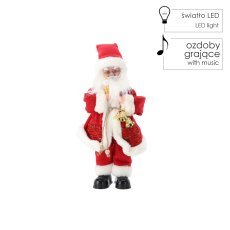 Nikolaus mit Kerze – spielend, 40,5 cm *5140