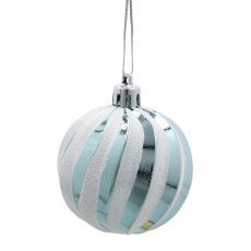 Chomik - Kpl. 20 Weihnachtsornamente rosa / blau *5294