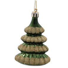 Chomik - Set mit 20 Weihnachtsanhängern in Braun / Bordeaux *5300