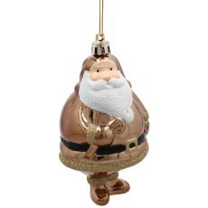 Chomik - Set mit 20 Weihnachtsanhängern in Braun / Bordeaux *5300