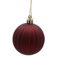 Chomik - Set mit 20 Weihnachtsanhängern in Braun / Bordeaux *5300