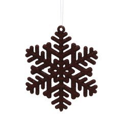 Chomik - Set mit 20 Weihnachtsanhängern in Braun / Bordeaux *5300