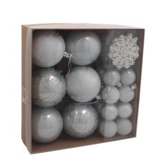 Chomik - 30-teiliges Weihnachtskugel-Set, Mix – BAI5324