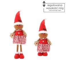 Lebkuchen-Weihnachten – Mädchen 20 x 10 x 65 cm mit Teleskopbeinen *5577
