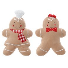Honigkuchenfigur Weihnachten – Eleganter Junge / Elegantes Mädchen 33 x 13 x 49 cm *5607