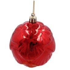 Chomik - Set mit 30 Weihnachtskugeln in Rot / Silber / Gold *5331