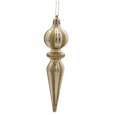 Chomik - Set aus 4 länglichen Weihnachtsanhängern, 16 cm, Farb-Mix *5355