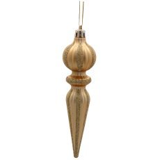 Chomik - Set aus 4 länglichen Weihnachtsanhängern, 16 cm, Farb-Mix *5355