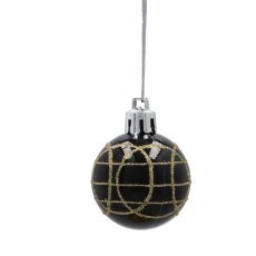 Chomik - Set mit 18 Weihnachtskugeln, Ø 4 cm *5447