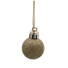 Chomik - Set mit 72 Weihnachtskugeln, 3 cm, Farbmix *5850