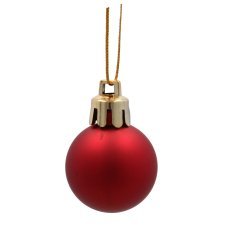 Chomik - Set mit 72 Weihnachtskugeln, 3 cm, Farbmix *5850