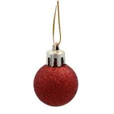 Chomik - Set mit 72 Weihnachtskugeln, 3 cm, Farbmix *5850