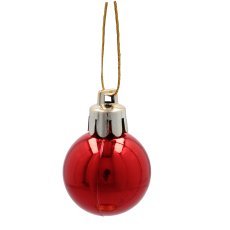Chomik - Set mit 72 Weihnachtskugeln, 3 cm, Farbmix *5850