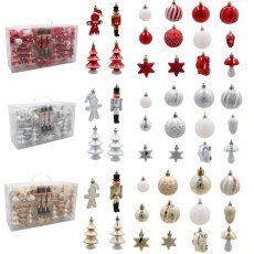 Kpl. 50 Christbaumschmuck in verschiedenen Farben *5867
