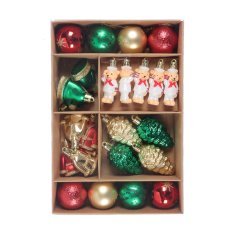 Chomik - Set aus 24 Christbaumschmuckstücken – BIK7199
