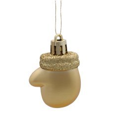 Chomik - Set aus 24 Weihnachtsornamenten – Mix Opak = 12-tlg. *7205