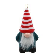 Chomik - Komplettset mit 3 Weihnachtsdekorationen – Wichtel, 6,5 x 5,5 x 12 cm, Verpackungseinheit = 6 Sets *7274