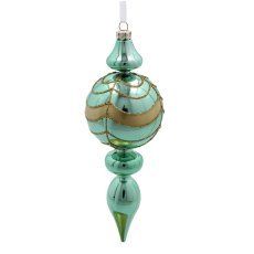 Chomik - Set mit 3 Christbaumschmuck-Spitzen – Farbmix, 17 cm, Packung = 12 Sets *7342