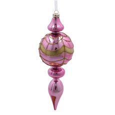 Chomik - Set mit 3 Christbaumschmuck-Spitzen – Farbmix, 17 cm, Packung = 12 Sets *7342