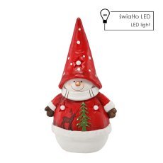 Weihnachtsfigur – Schneemann mit Mütze 28,5 x 18 x 51,5 cm LED *1087