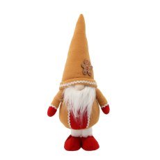 Weihnachtlicher stehender Zwerg in Orange - GOT1568