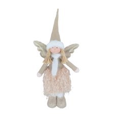 Weihnachtsengel 45 cm beige *9636
