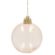 Chomik - Set aus 16 Christbaumkugeln, 6 cm, in Champagner-, Grau- und Weißtönen *0004