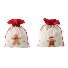 Geschenksackerl 45 x 60 cm beige, gemischte Muster *0325