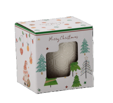 Chomik - Porzellantasse mit verschiedenen Weihnachtsmotiven, 400 ml - LIL1841