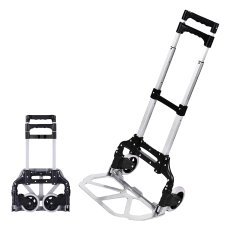 Klappbarer Transportwagen aus Aluminium 39,5 x 42 x 100 cm Tragfähigkeit: 70 kg *5102