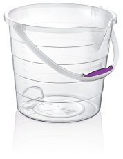 Chomik - Transparenter Eimer mit Trennwand, 15 l – HOB081197