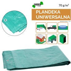 PLANDE 2 x 3 M (+/- 5%) 70GSM 3%UV GRÜN *4126