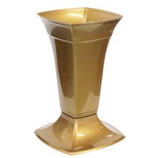 Niedriger Flakon Etna – gold metallic 30 cm*5270