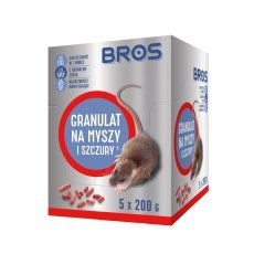 Granulat gegen Mäuse und Bodeninsekten 1 kg – 5 x 200 g – ROS6391
