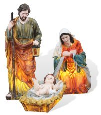 Set aus 3 beleuchteten Figuren – Heilige Familie 150 cm – RAI2044HF