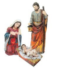 Set mit 3 beleuchteten Figuren – Heilige Familie 120 cm – RAI6295HF