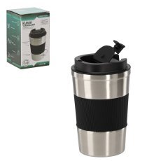 Thermobecher 350 ml für unterwegs mit rutschfestem Überzug - ETA4040