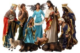 Set aus 11 Weihnachtsfiguren bis zu 60 cm – LIG60