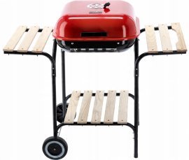 Chomik - Amerikanischer Holzkohlegrill mit seitlichen Ablagen und Rädern - BBQ0155