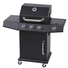 Gasgrill 3+1 mit Regler 10,3 kW - BBQ8069