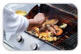 Chomik - Gasgrill 3+1 mit Regler 10,3 kW - BBQ8069