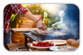 Chomik - Gasgrill 3+1 mit Regler 10,3 kW - BBQ8069