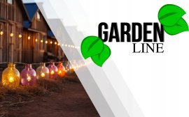 Chomik - Solar-Lichterkette für den Garten 2+1,8 m Loft 10 LED warmweiß - SOL3644