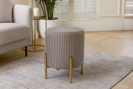 Hocker mit Beinen – grau – PHO4231