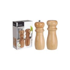 Set aus Pfeffer- und Salzmühlen aus Bambus – AMS28202
